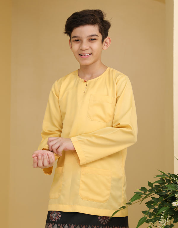 KIDS BAJU MELAYU JOHOR SRI NARA (YELLOW)
